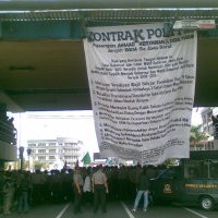 Kontrak Politik Hade Laris Jadi Materi Demonstrasi